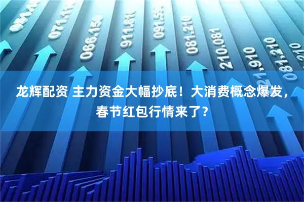 龙辉配资 主力资金大幅抄底！大消费概念爆发，春节红包行情来了？