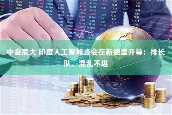 中金辰大 印度人工智能峰会在新德里开幕：排长队、混乱不堪