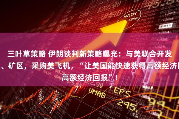 三叶草策略 伊朗谈判新策略曝光：与美联合开发油气田、矿区，采购美飞机，“让美国能快速获得高额经济回报”！