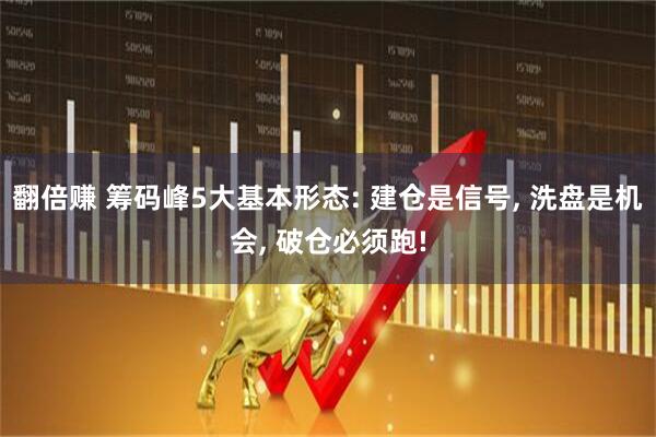翻倍赚 筹码峰5大基本形态: 建仓是信号, 洗盘是机会, 破仓必须跑!